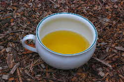urine collected in chamber pot