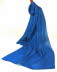 Woad-dyed silk scarf